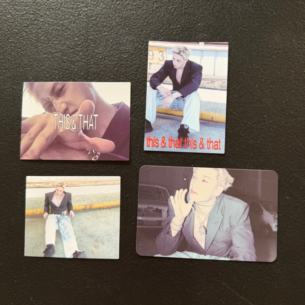 STRAY KIDS BANGCHAN This & That Photocard & Sticker Set